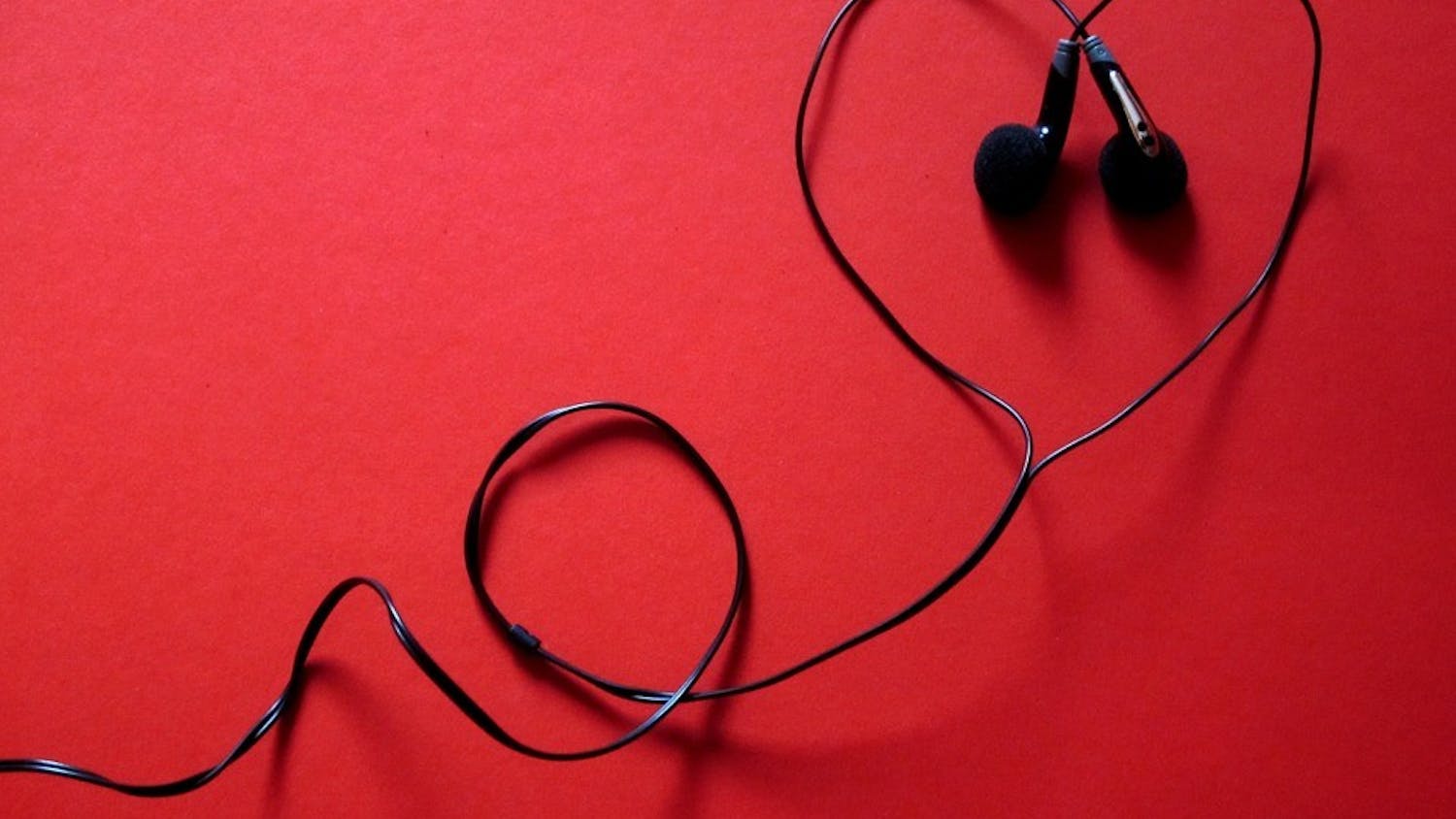 Black Music Mp3 Red Songs Audio Headphones