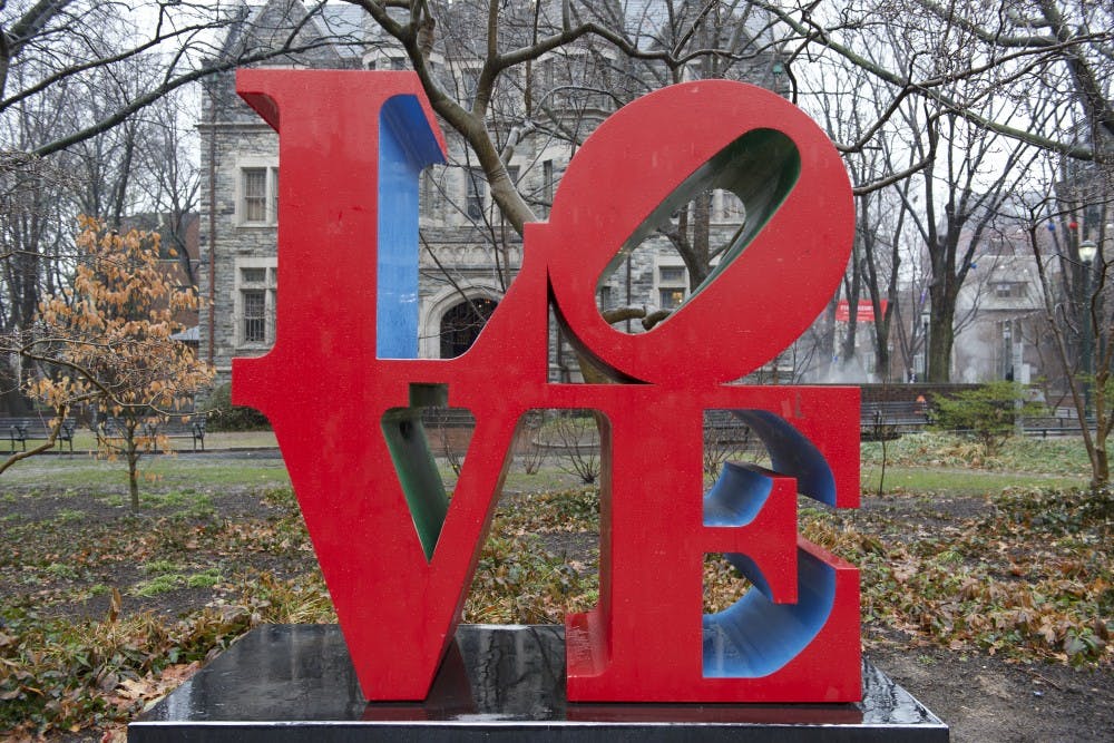 Love sculpture store