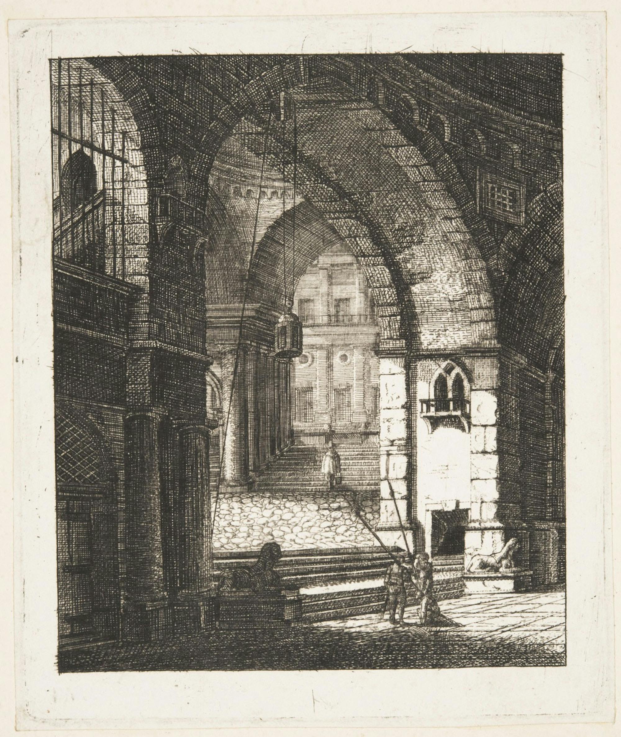 Perspective View of a Prison