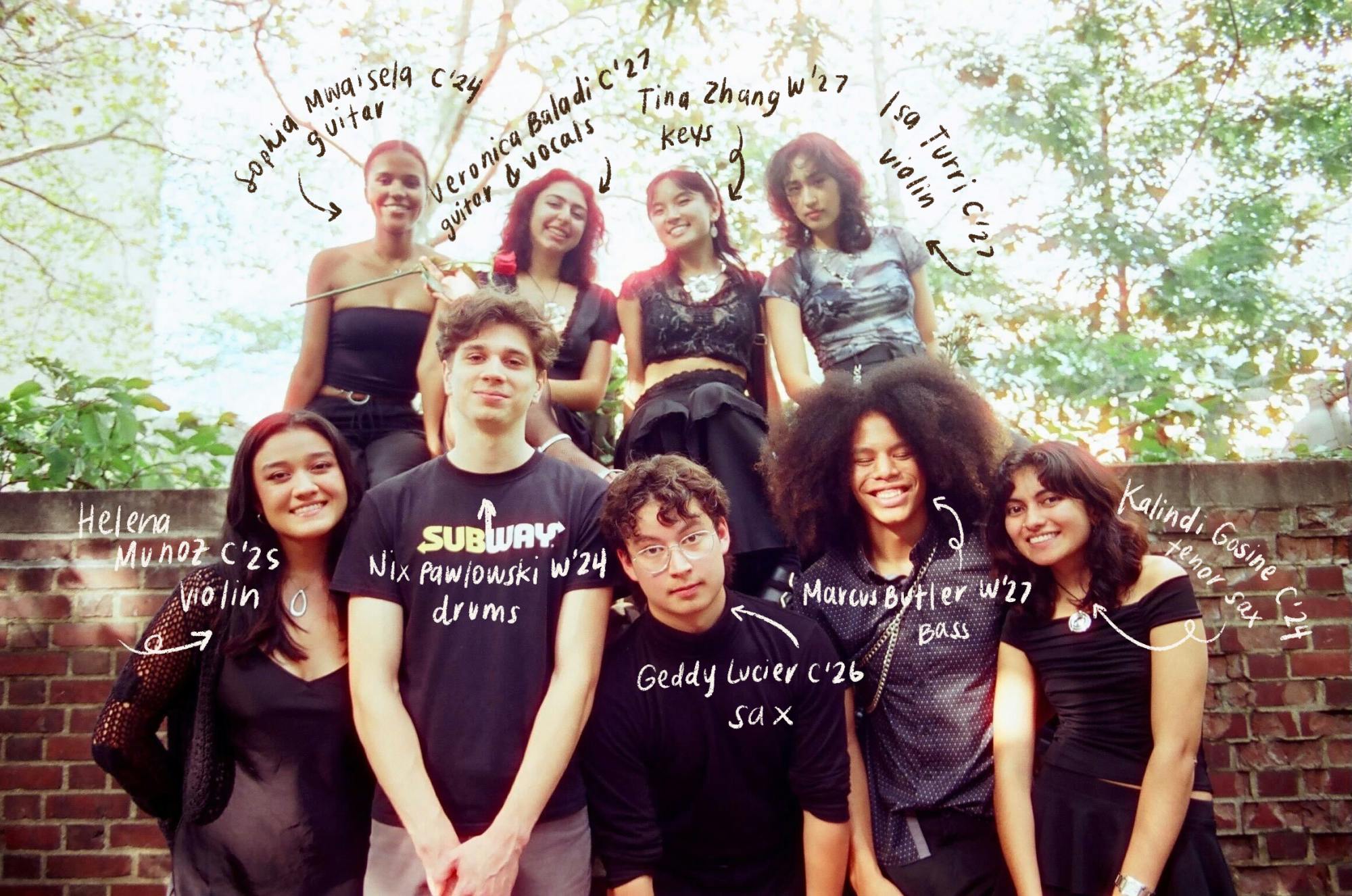 bloomers band + names