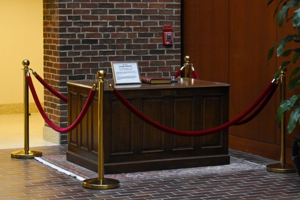 Wharton’s Historic Desk