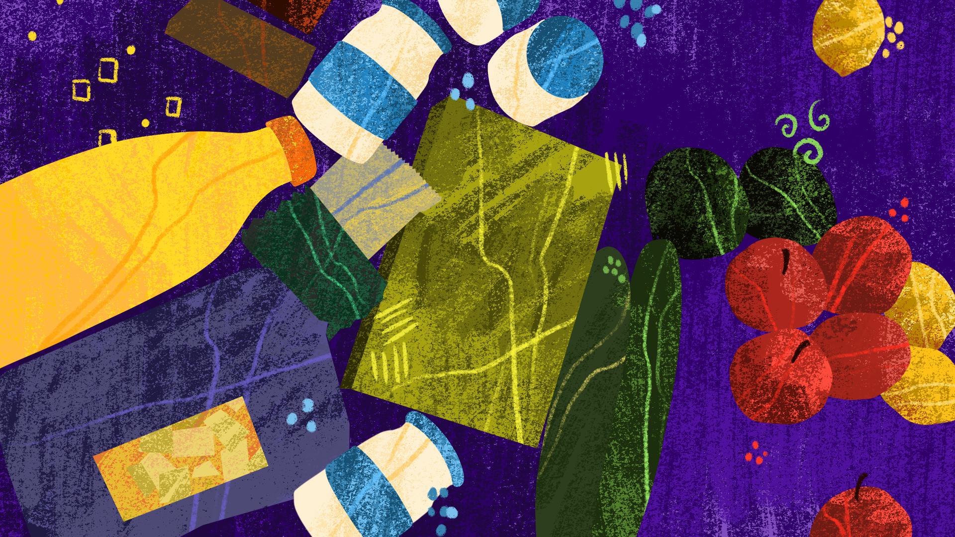 grocery store shopping