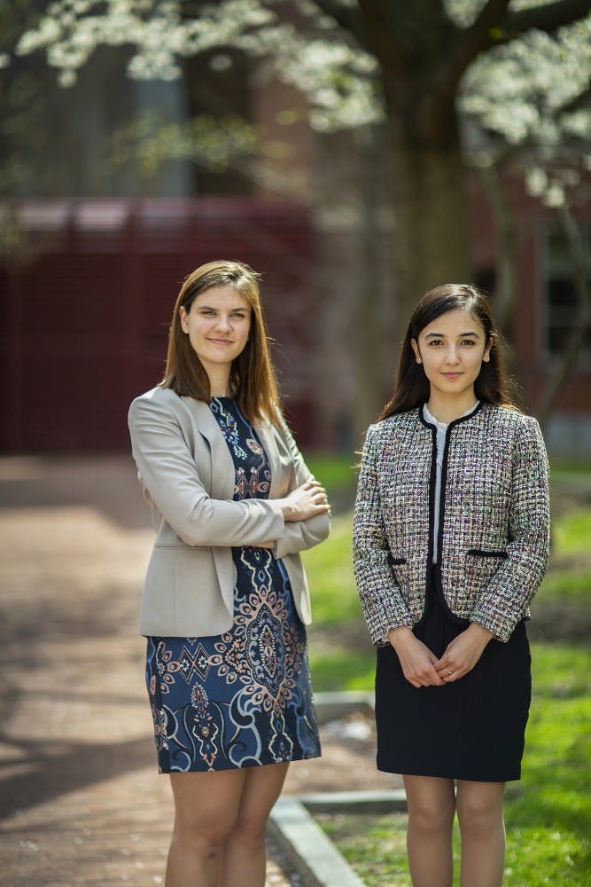 Katherine Sizov and Malika Shukurova