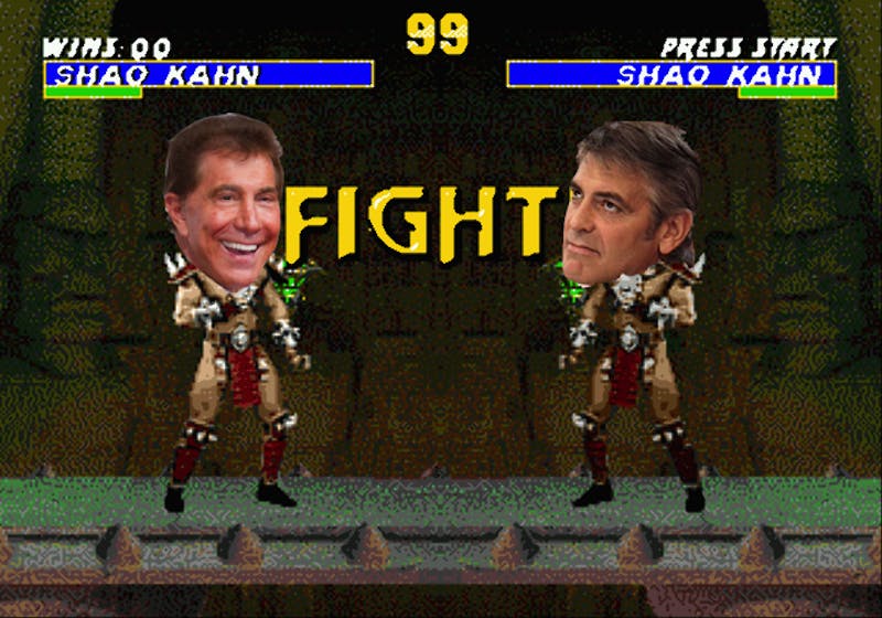 Drunk Fight In Vegas: George Clooney VS Steve Wynn