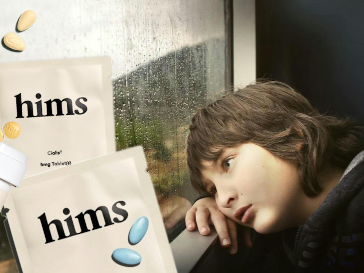 A young boy looking out a window on a rainy day © Pixabay, CC0 1.0 DEED