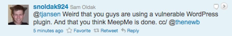 MeepMe Gets Offended, Hacks 34st.com Poll