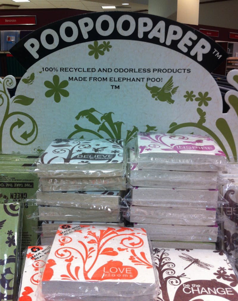 You Can Now Buy Paper Made Out Of Elephant Feces At The Penn Bookstore