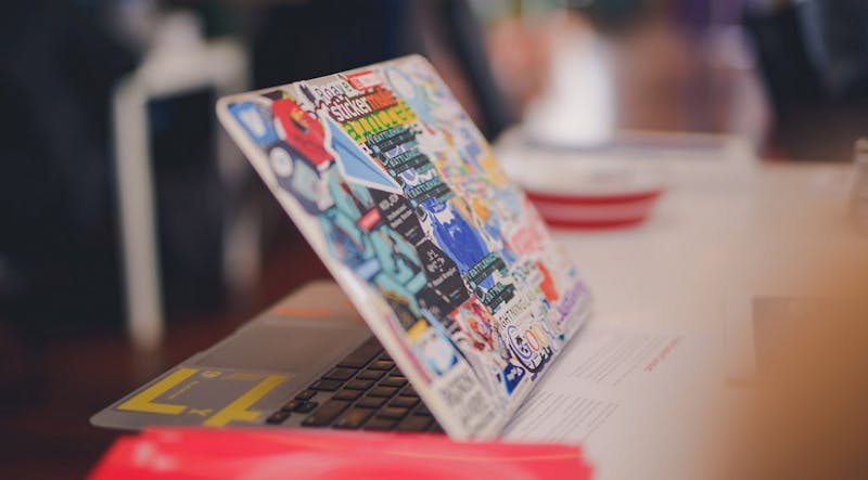 College Freshman Buys a Second Laptop to Fit All Her Stickers