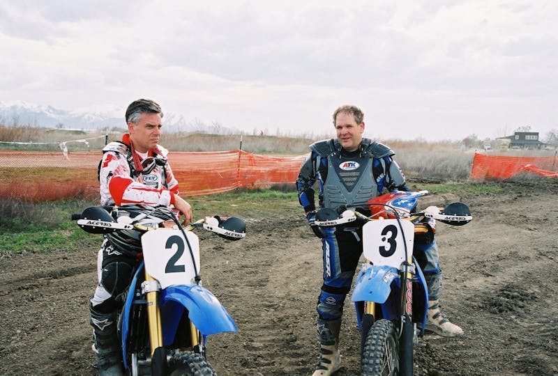 No Word On Huntsman Yet, So Here's Him On A Motorcross