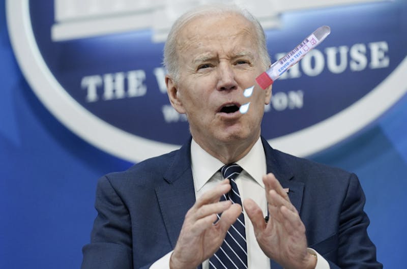 Liberal Hoax! COVID-19 Testing Fake, Biden Just Really Thirsty for Human Saliva