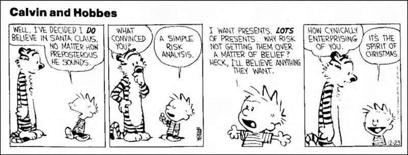 Biology Professor Cancels Midterm After Forgetting to Include Motivational Calvin and Hobbes Cartoon