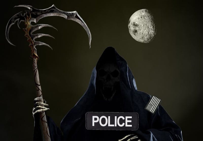 New Police Uniforms Include Scythe, Black Hood, and Cloak