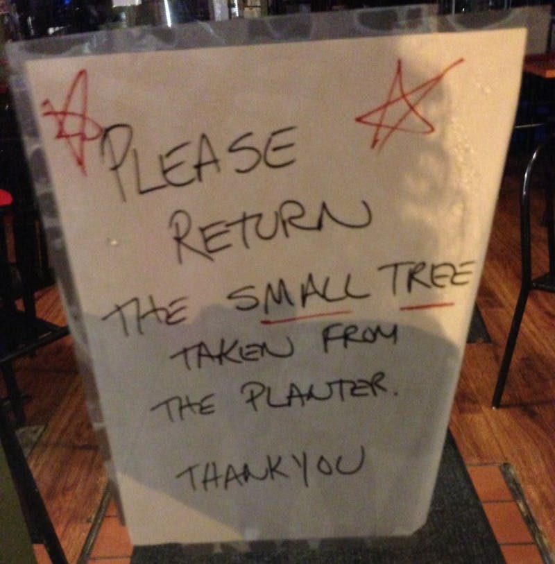 Why Did You Steal The Small Tree Outside Metro?