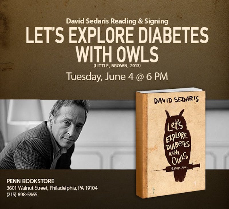 David Sedaris Meet-And-Greet At Penn Bookstore 