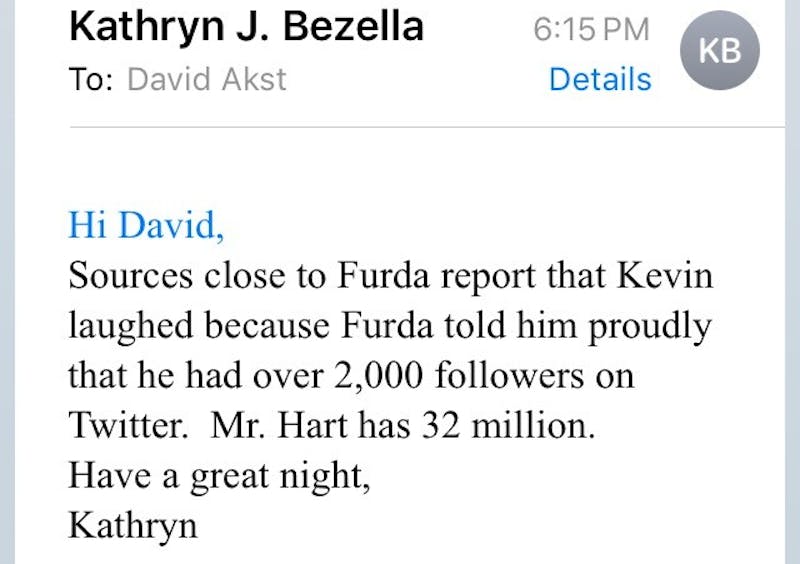 Here's What Dean Furda and Kevin Hart Talked About