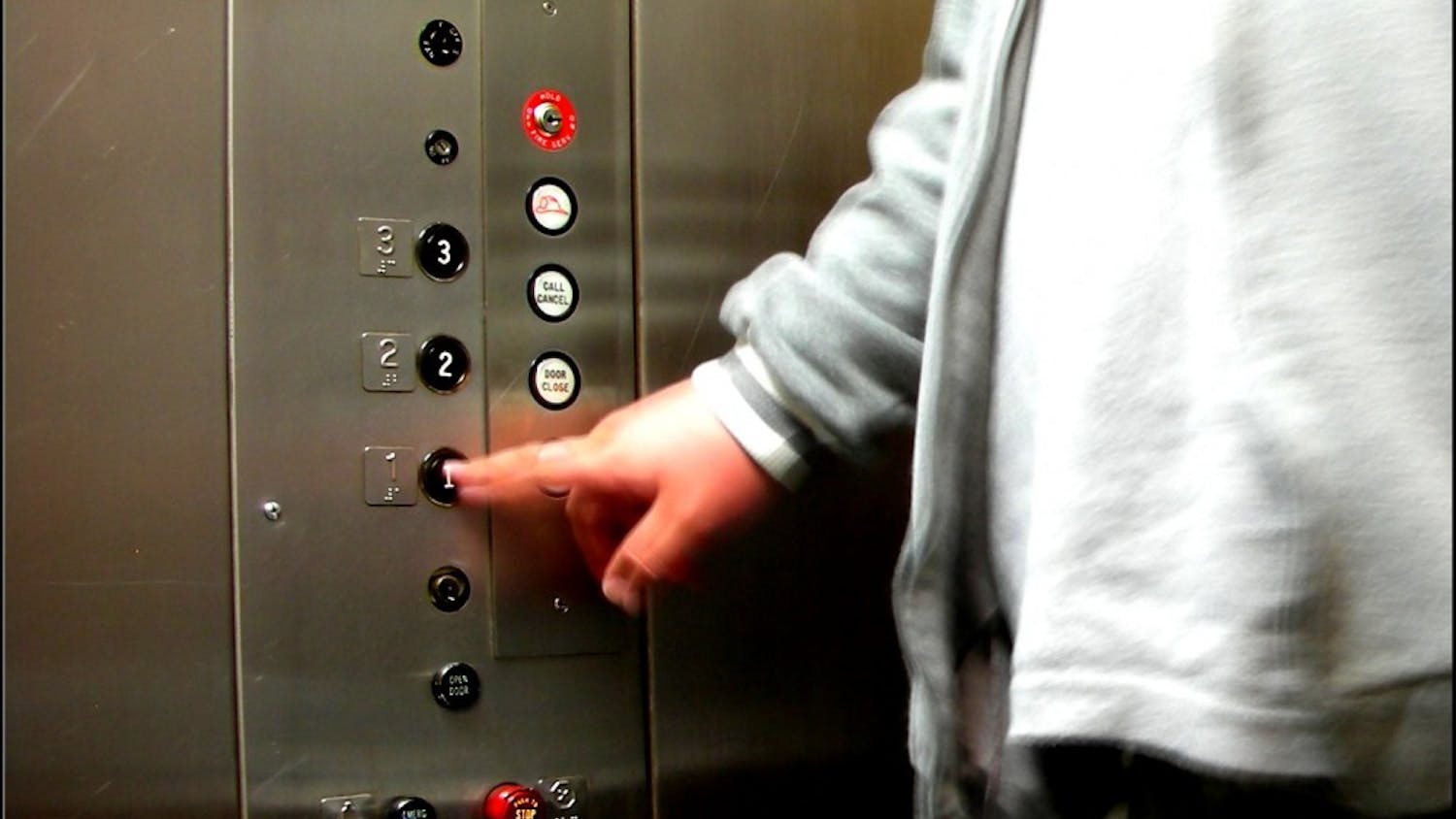 elevator man buttons