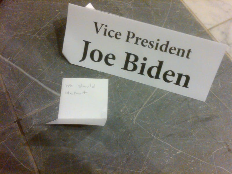 Mysterious Biden Souvenirs Found In Houston Hall