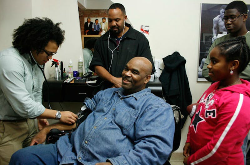 Penn Med Students Provide Health Screenings At Barbershops