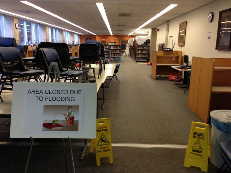 Biomedical Library, Flooded