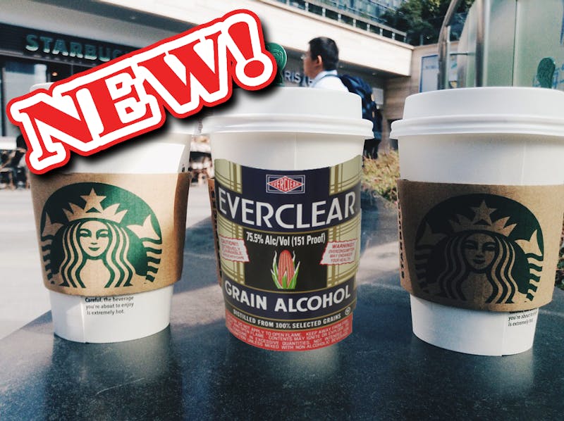 Starbucks Now Allows Customers to Substitute Dairy for Everclear for 60 Cents 

