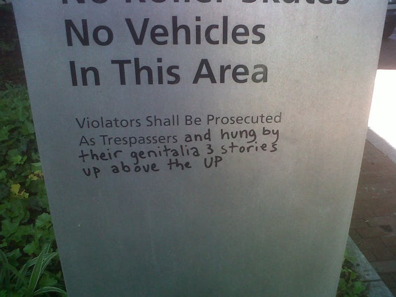 Annenberg Gets Graphic About Tresspassing