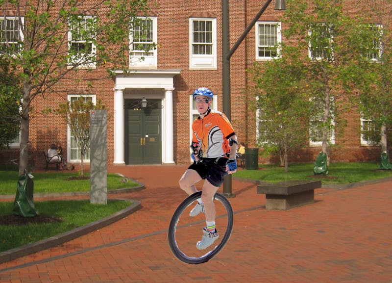 Unicycle Rider Finds Loophole to University Bike Policy