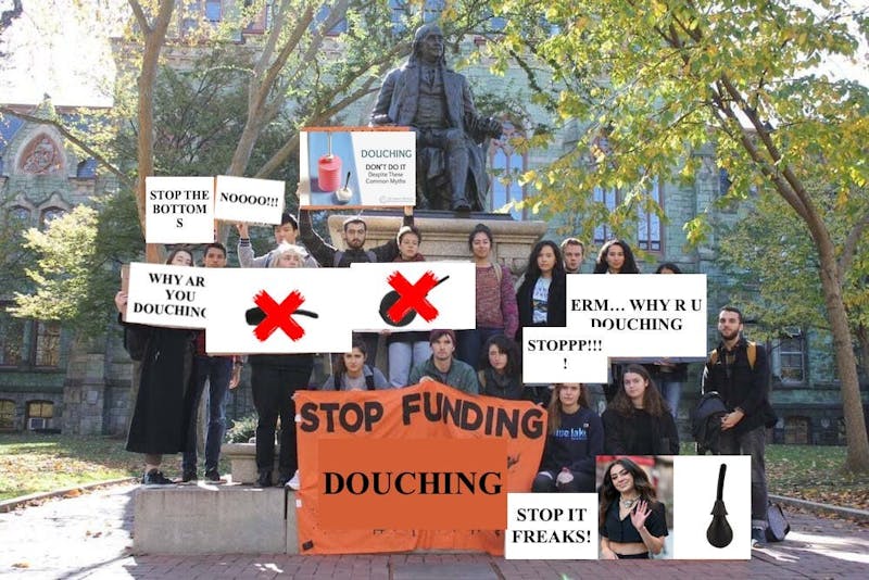 Fossil Free Tent People’s Newest Water Saving Demand: End Douching