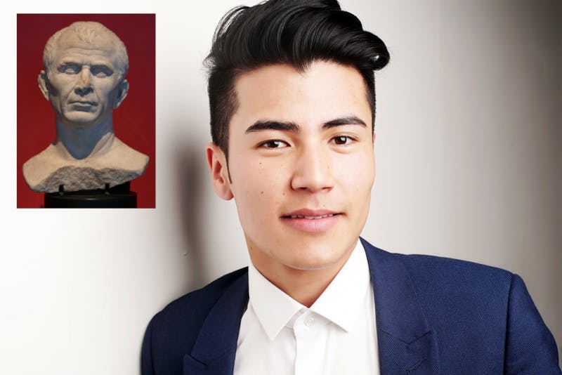 Humble God! Rich Student Finds Only Corner of House Not Lined With Greco-Roman Sculptures for Video Call