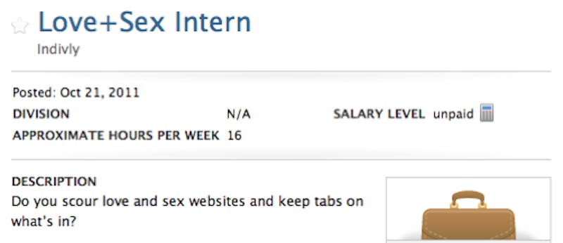 PennLink: Hooking You Up With The Best Sex Internships