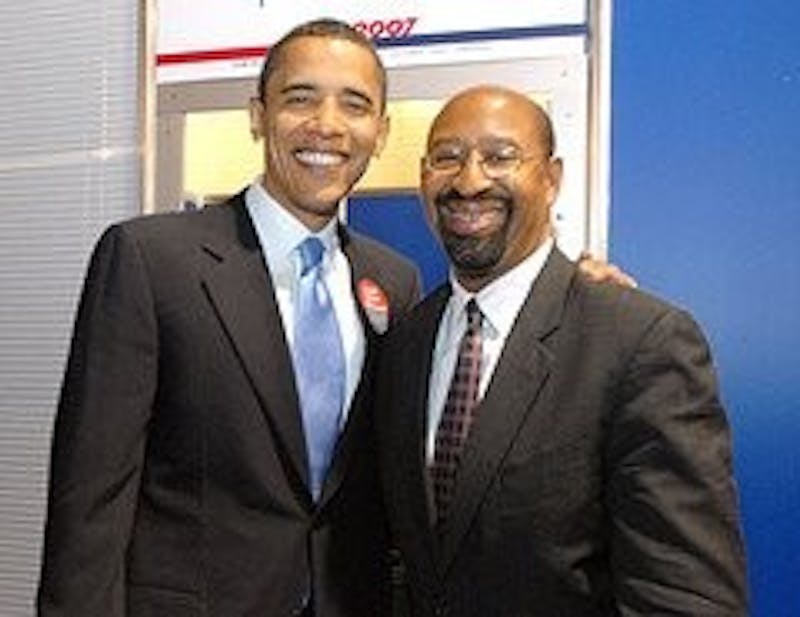 Mayor Nutter Rides The Rails