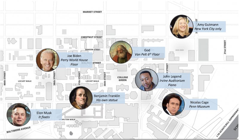 Wow, Celebrities Came to Penn! Here’s Where They Pooped