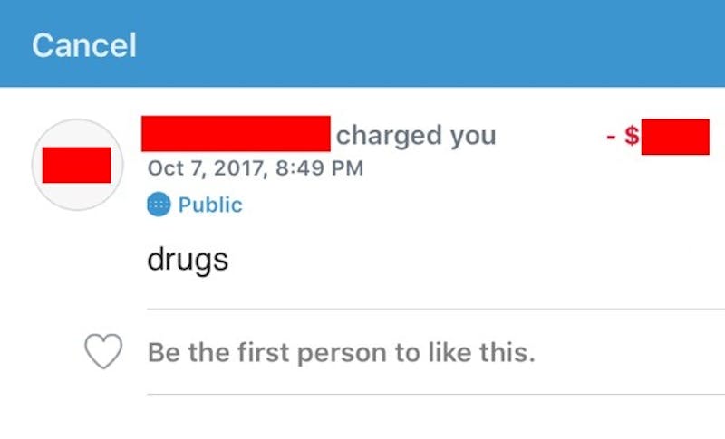 Sophomore Busted For Possession After Making Venmo Caption: "Drugs"