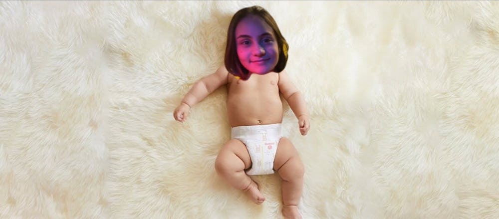 justine-as-a-baby