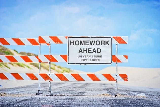 homework ahead