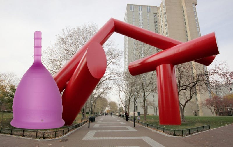 Environmentalism Win! Penn to Replace Iconic Tampons Sculpture With Monument of Menstrual Cup