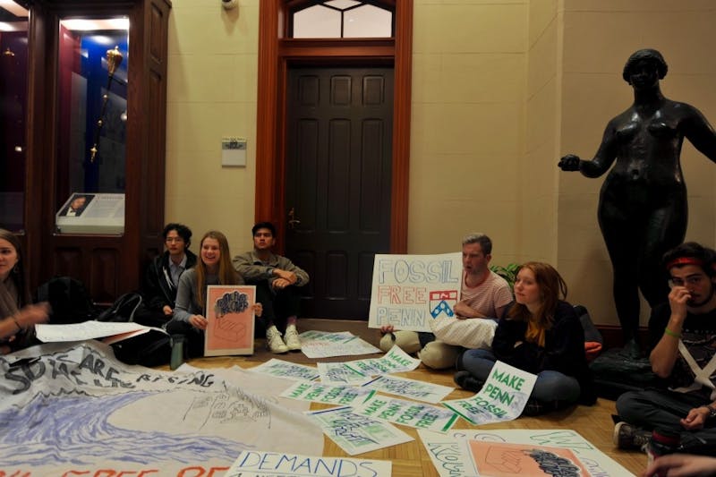 Student Doesn’t Care About Divestment from Fossil Fuels, Just Loves Sitting 
