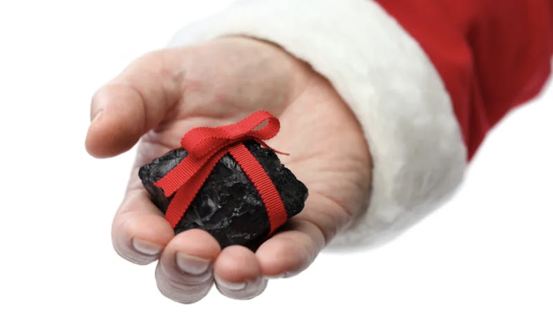 Trump Gifts His Kids Coal for Christmas to Support the Mining Industry
