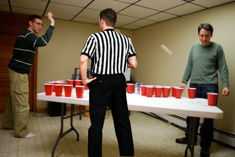 BREAKING: Off-Campus Beer Pong Matches Now Require Professional Referees
