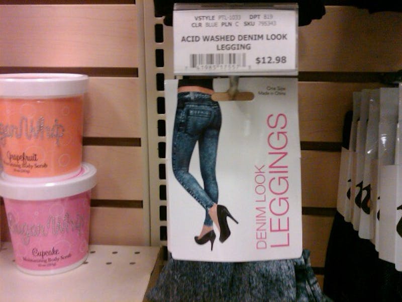 Barnes And Noble Browsing: Acid Wash Jeggings