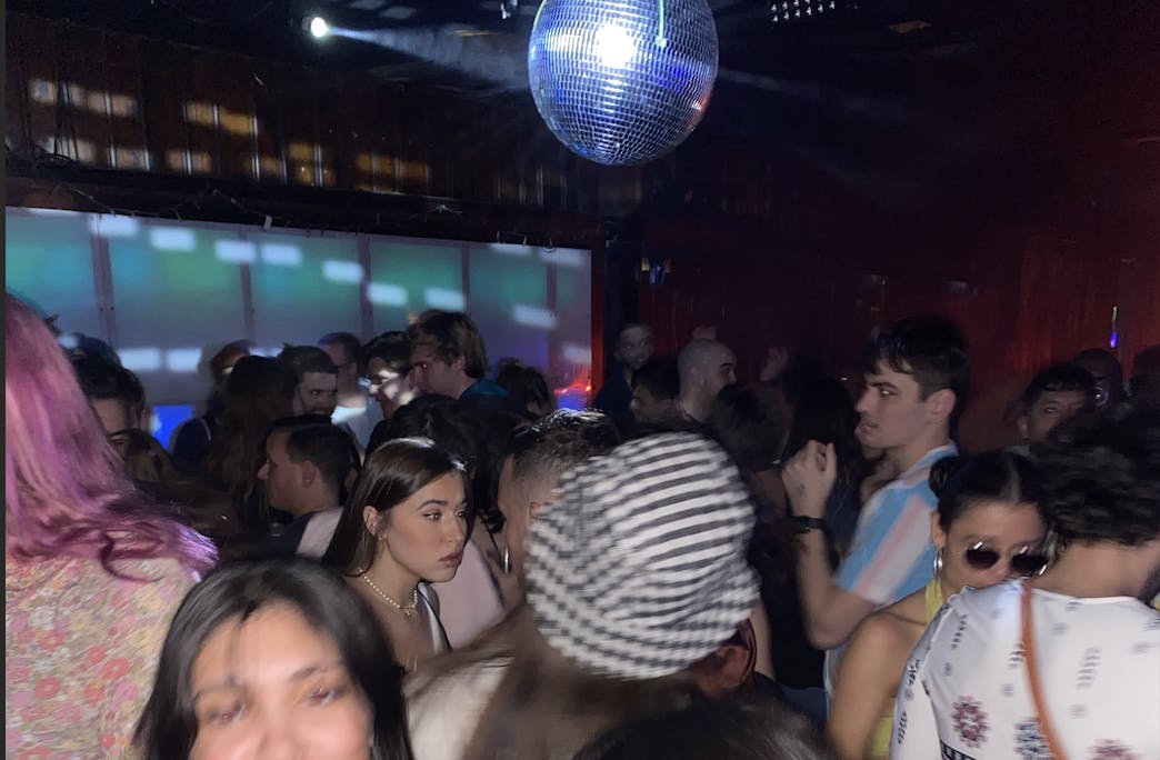 dance glitter abba night party disco