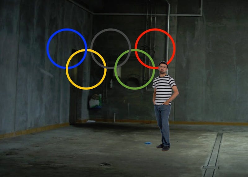 Wow! This Frat Painted Five Hula Hoops For Their Olympics Party