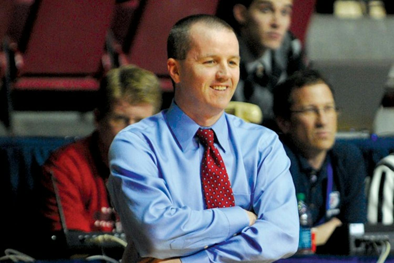 Women's basketball defeats Fairfield in the second round of the WBI with a buzzer beater from Alyssa Baron.