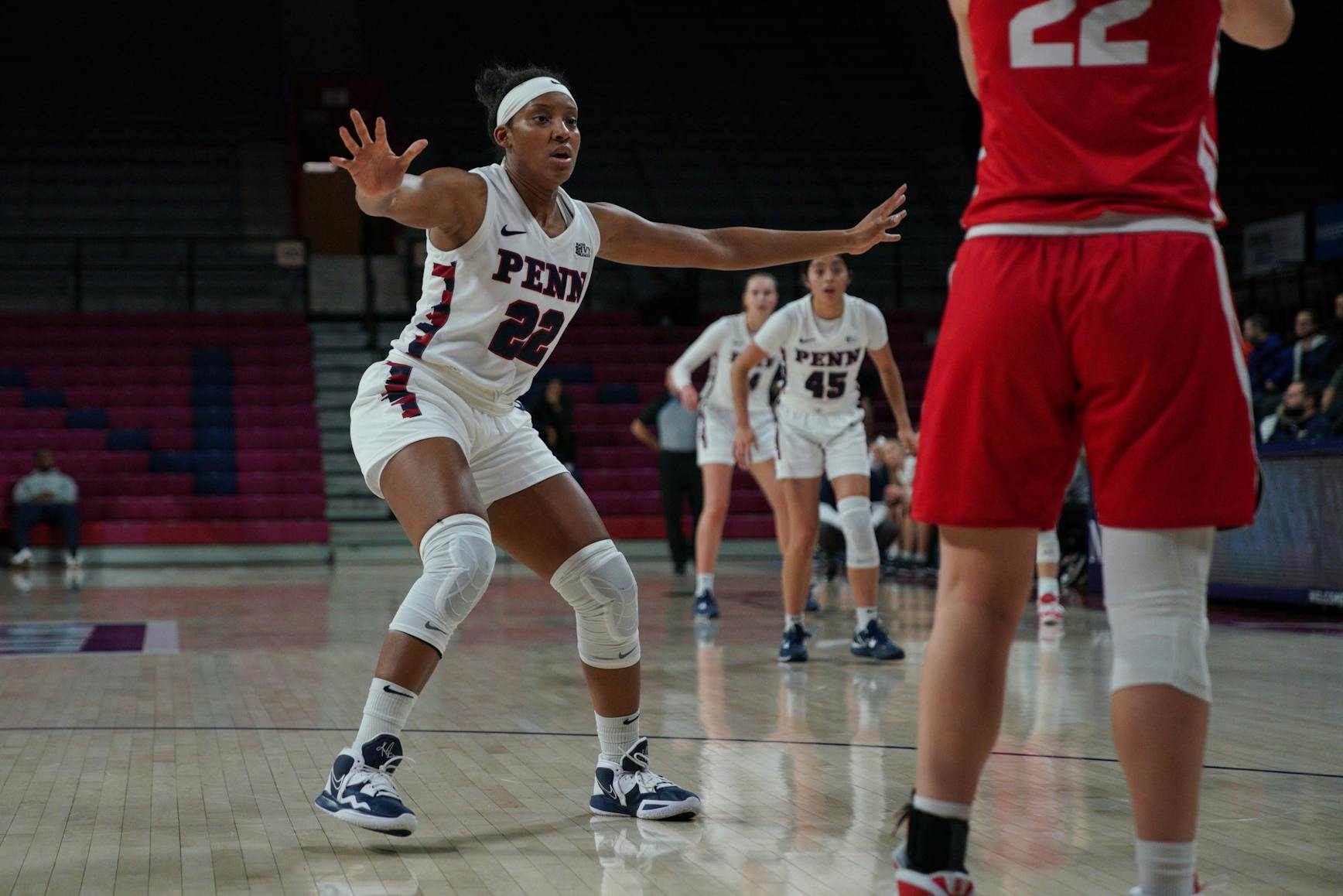 01-06-23 Women's Basketball vs Cornell Sydnei Caldwell (Anna Vazhaeparambil).jpg