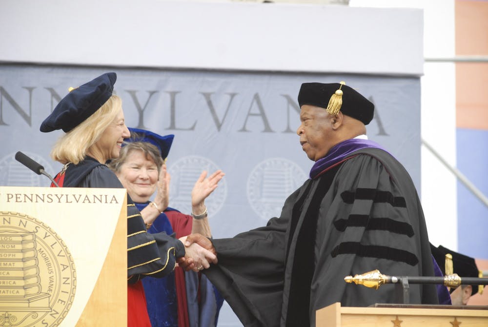 john-lewis-and-amy-gutmann-2012-commencement