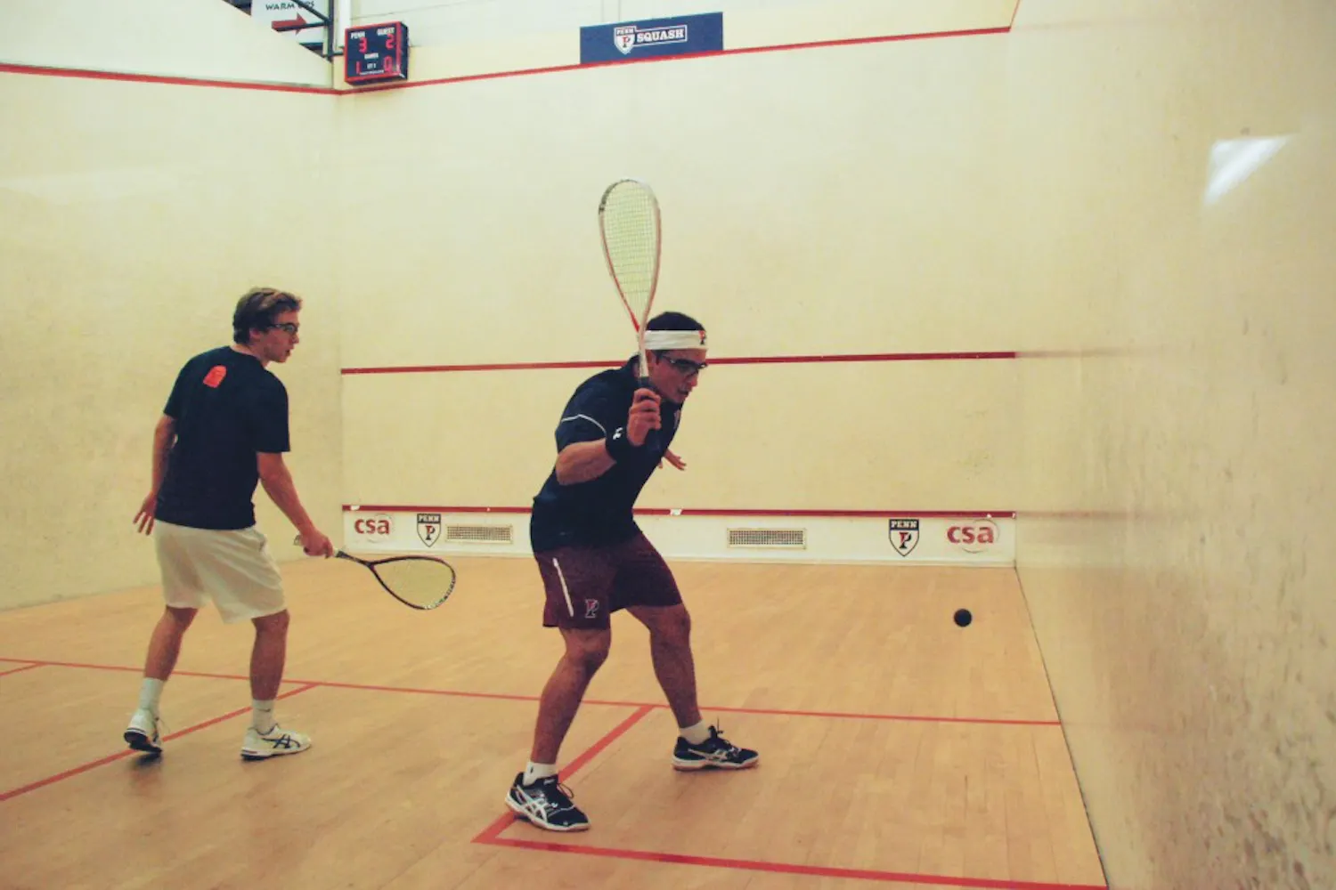 Junior Marwan Mahmoud clinched a hard-fought win for No. 6 Penn men's squash on Sunday, winning a five-game bout to seal a 5-4 victory over No. 4 Saint Lawrence.