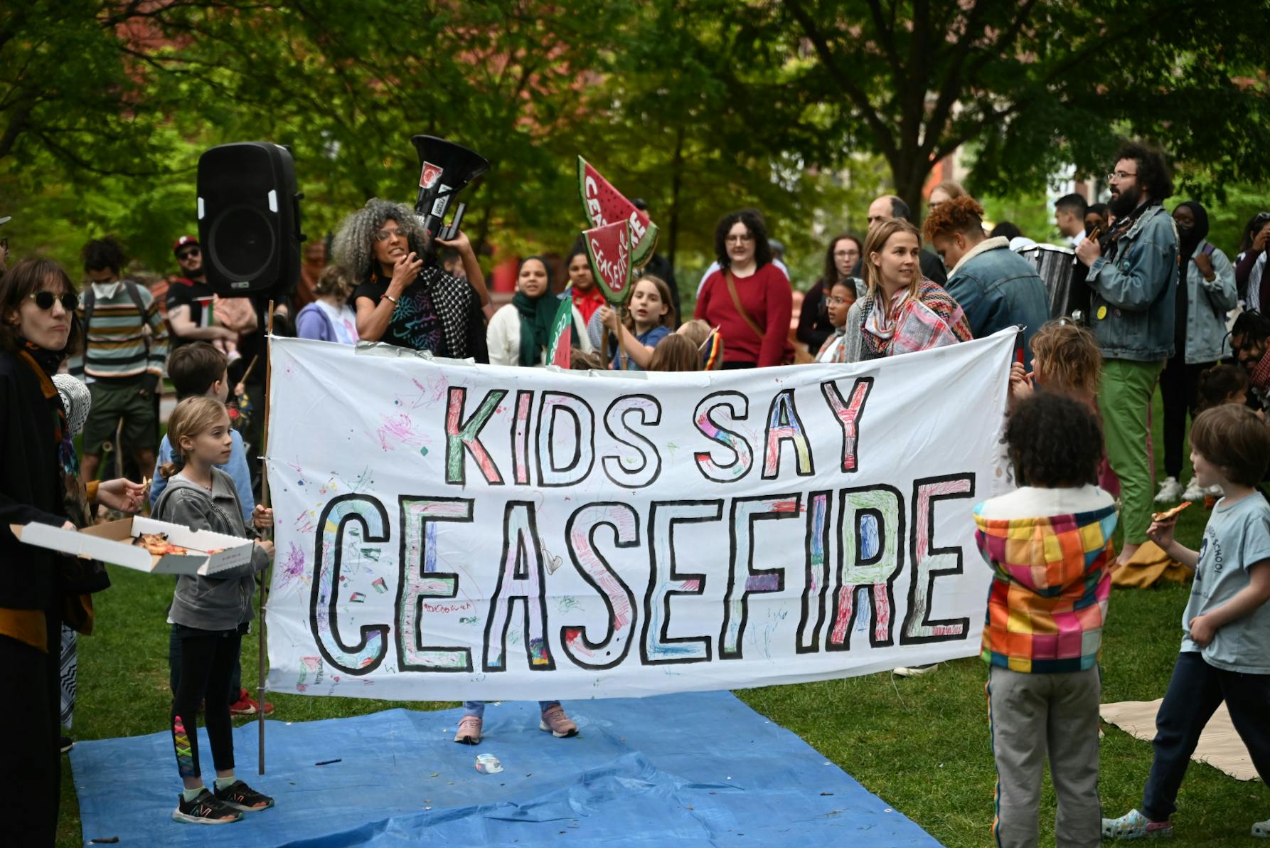 Kids Say Ceasefire (Anna Vazhaeparambil)