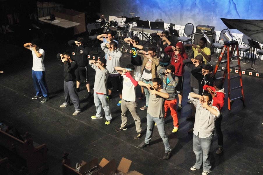 Mask & Wig Rehearsal State of Confucian 