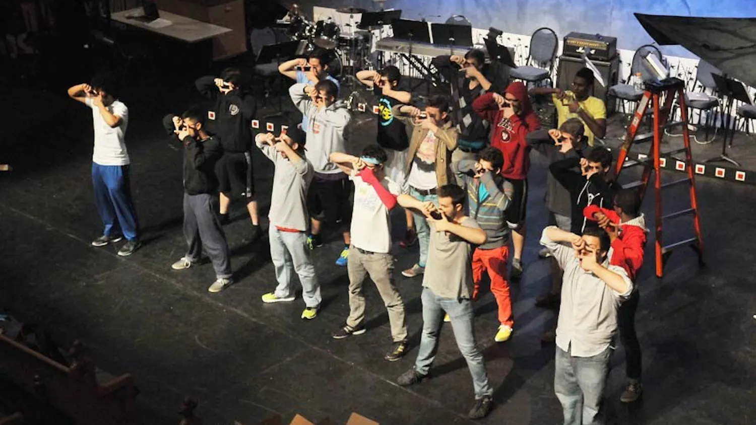 Mask & Wig Rehearsal State of Confucian