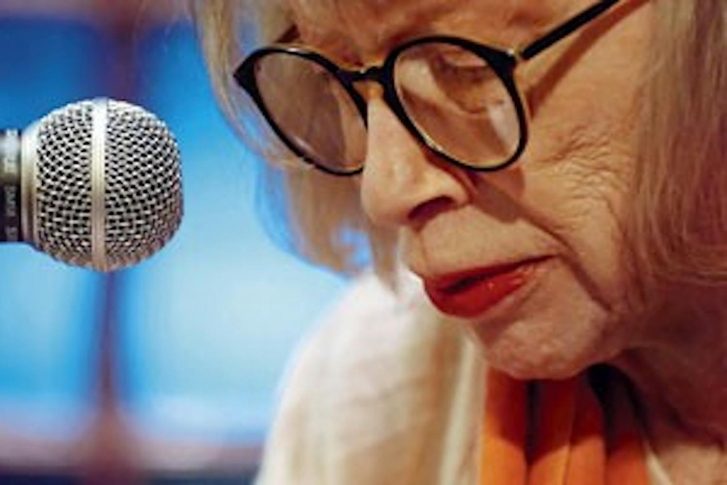 Joan Didion describes "magical thinking" at Kelly Writers House