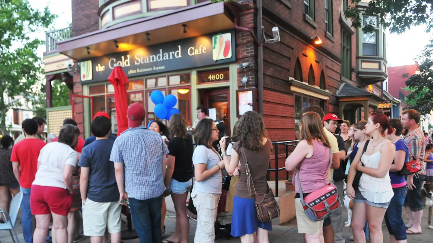 On Baltimore Avenue vendors sell goods and food for one dollar